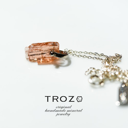 【005 Necklace Fest 2026】 インペリアルトパーズ 鉱物原石 シルバー925 ネックレス 天然石 アクセサリー (No.3779)
