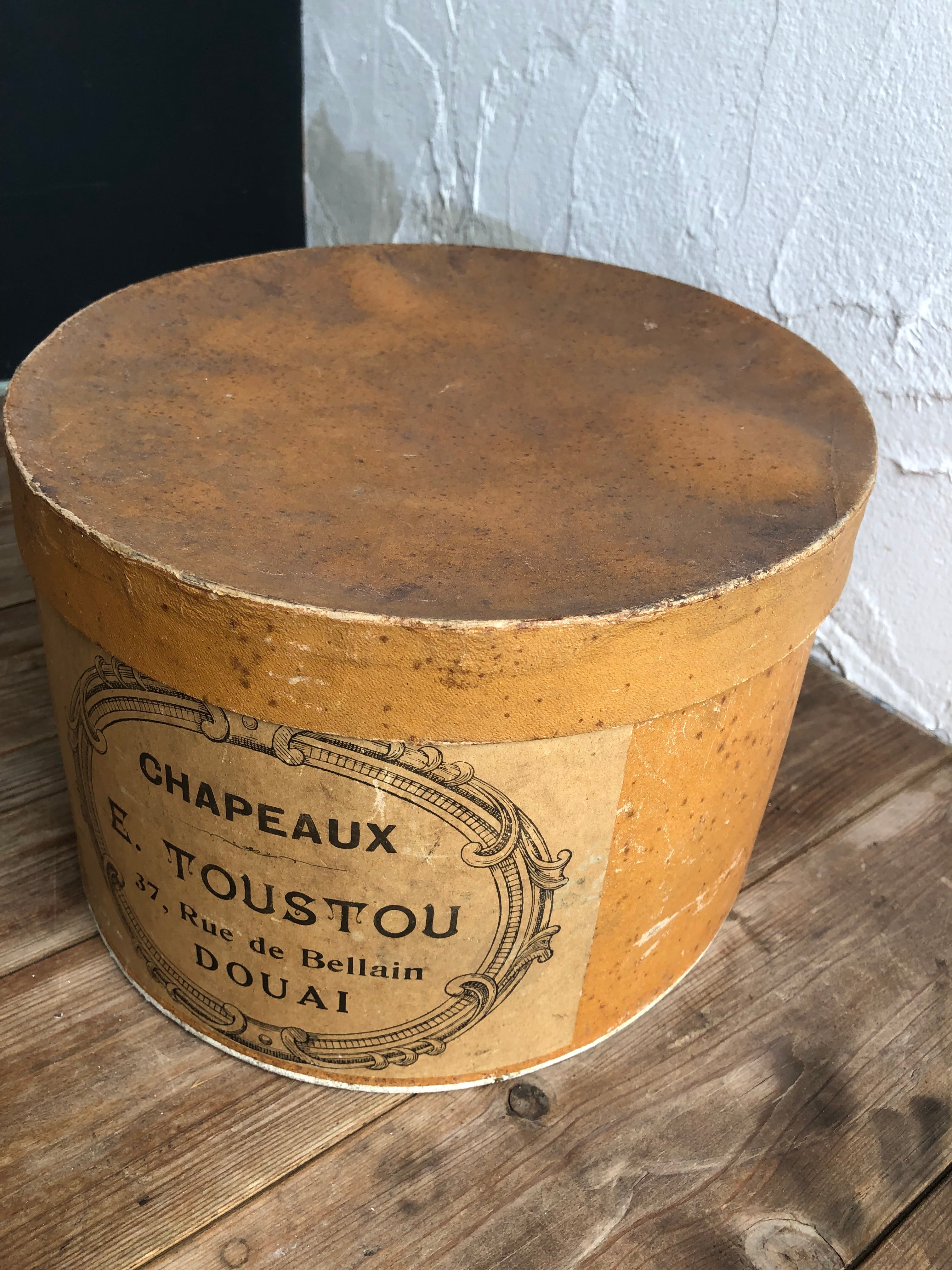 紙製ハットボックス E.TOUSTOU 紙箱 ハットケース | Brocante de La