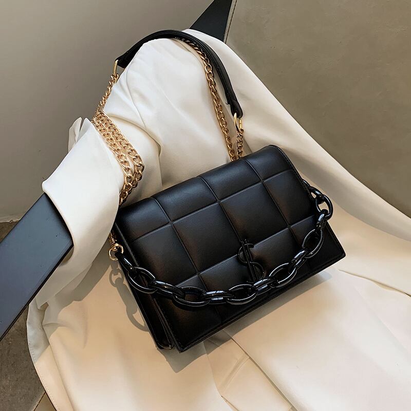 オールマッチチェーンレディーススモールバッグ2020人気の新しい流行のファッションワンショルダーメッセンジャーバッグネットレッドポータブルスモールスクエアバッグ 手作りハンドバック24858119978