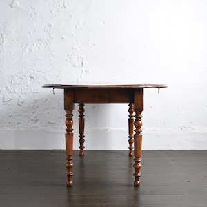 Mahogany Dropleaf Table / マホガニー ドロップリーフ テーブル / 2105H-005