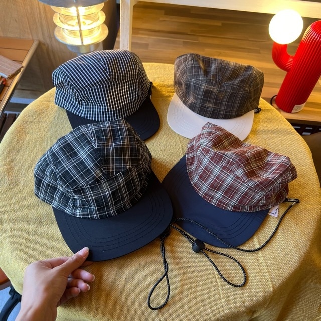 TOPANGA Accessory Retro Plaid cap with string 4type レトロチェック紐付きキャップ Cap キャップ 帽子 チェック レトロ TOPANGA Accessory Retro Plaid cap with string 4type レトロチェック紐付きキャップ Cap キャップ 帽子 チェック レトロ