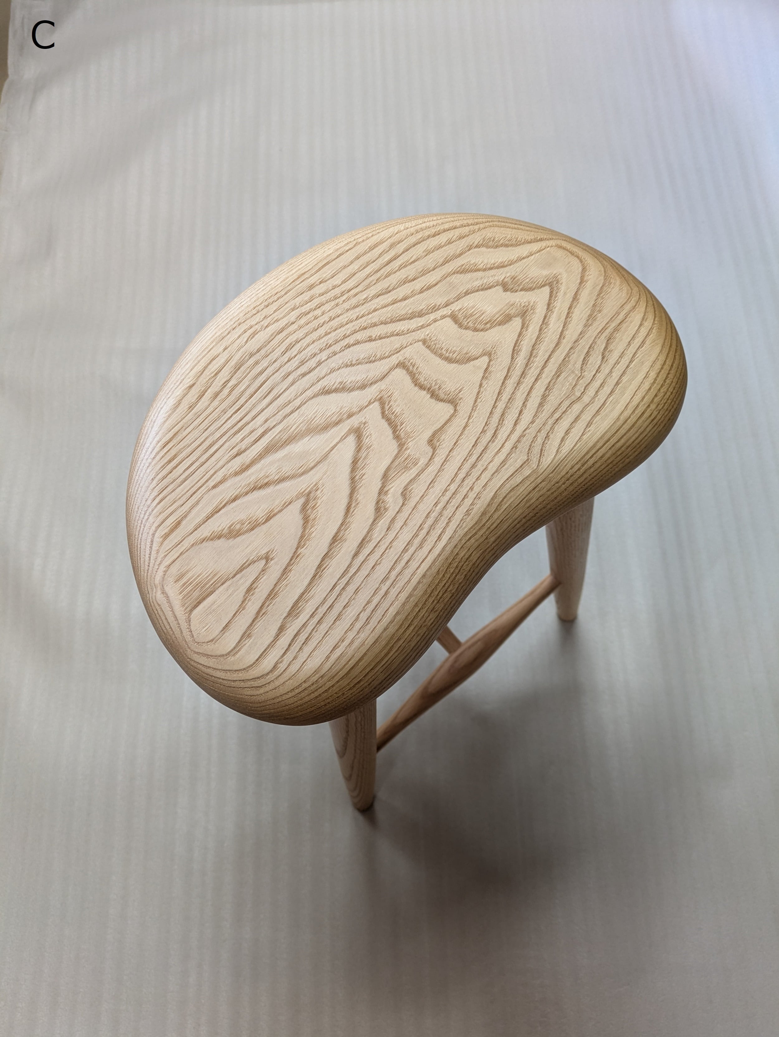 キッチンスツール クリ Kitchen stool - Chestnut | 飛騨高山 家具工房
