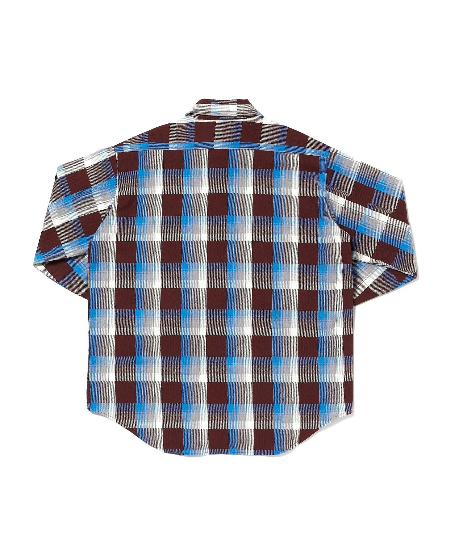 Nhoolywood x BIG MAC : SHIRTS 2232-SH22-018 peg C/# BROWN SIZE 38