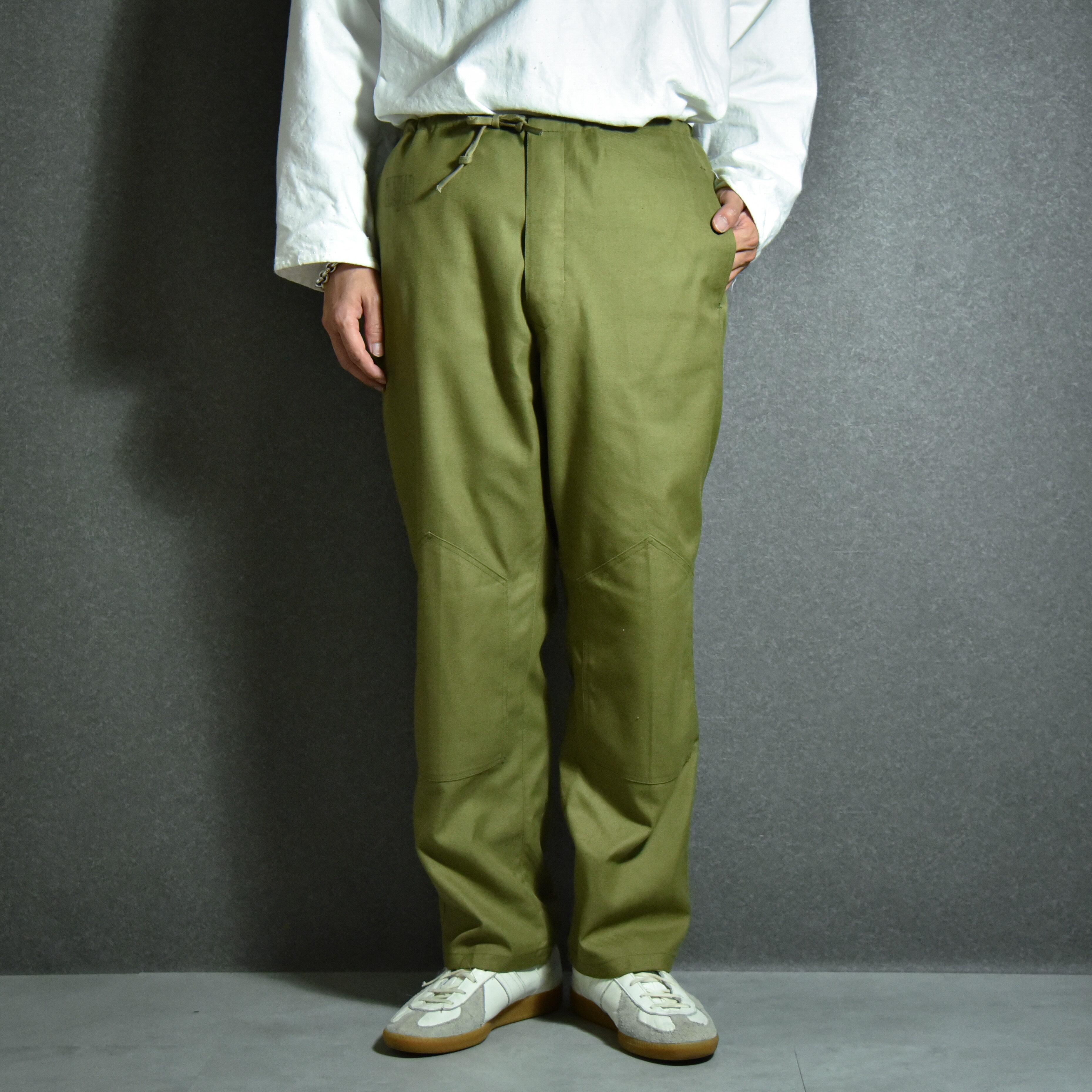 DEAD STOCK】Romanian Army W-knees Easy pants ルーマニア軍 イージー