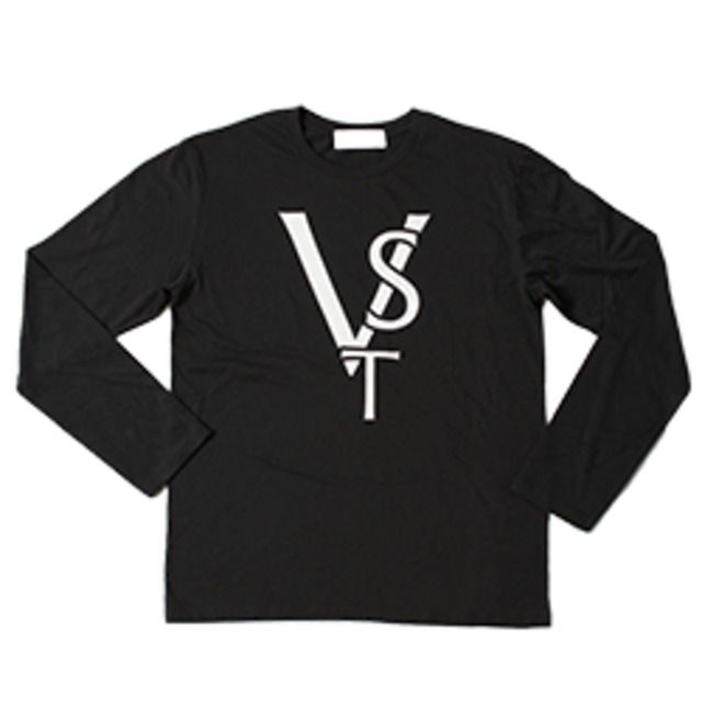 VST Logo Print Long T-shirt(Black)