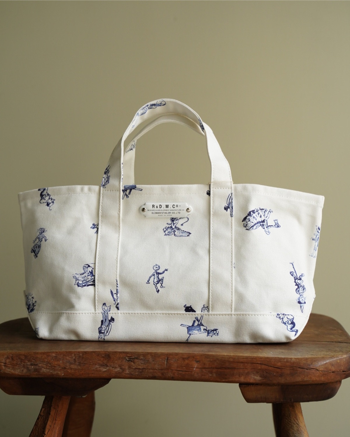 R&D.M.Co-】OZ PRINT TOTEBAG （S)オズプリントトートバッグ 
