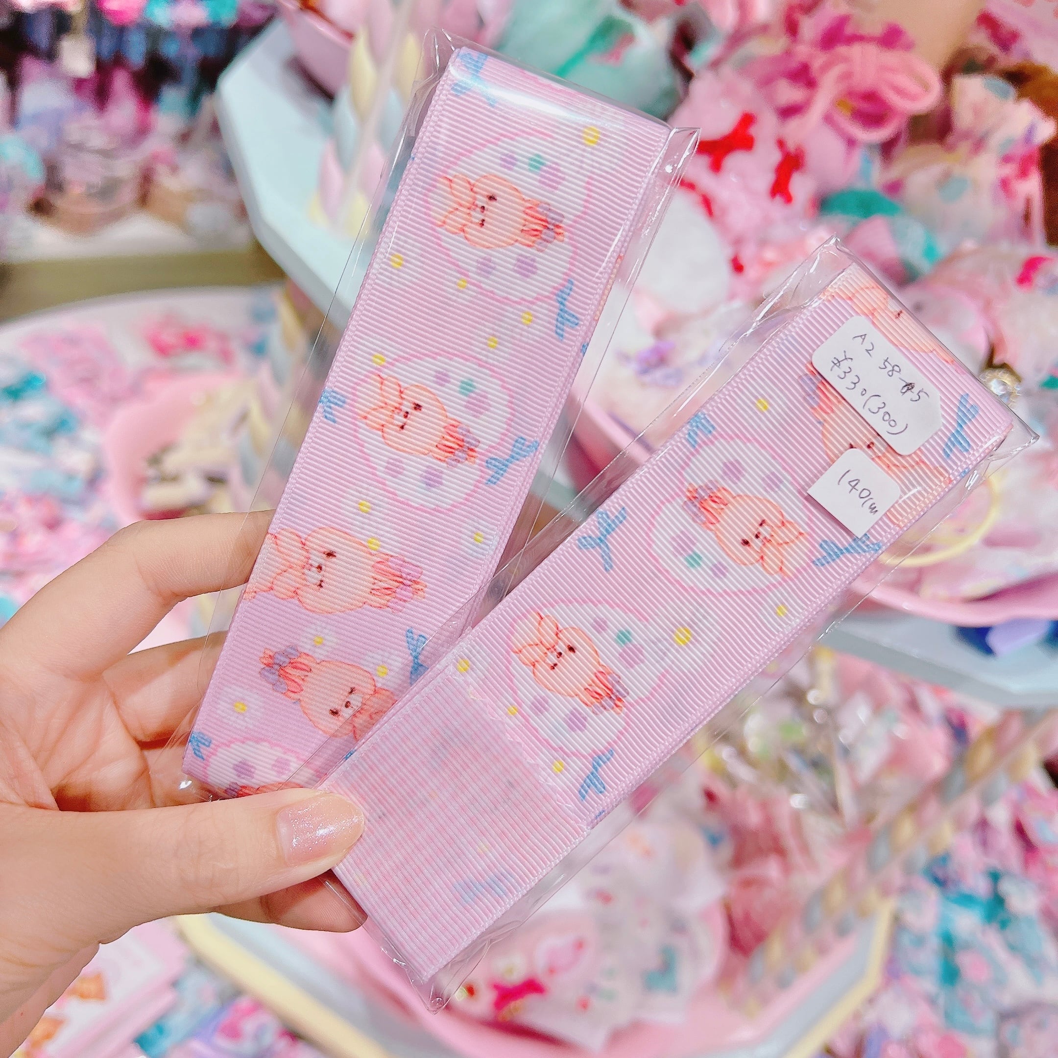 【A2】58-5グログランリボン38mm×140cm