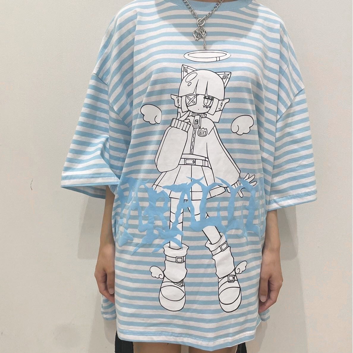 ボーダーGIRL BIG Tシャツ | VOLCAN&APHRODITE