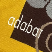 adabat アダバット デザイン ウール ニット セーター 1/イエロー メンズ ゴルフ
