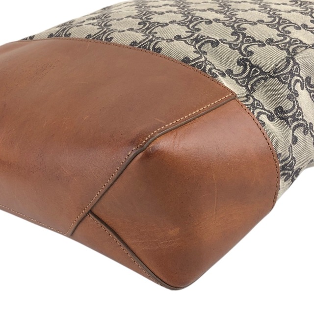 CELINE セリーヌ トリオンフ トートバッグ ブラウン キャンバス vintage ヴィンテージ オールド 38764j