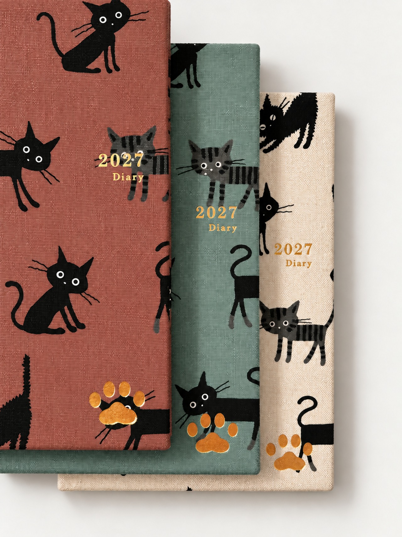 【2027ダイアリー】Diary CATS（ねこシリーズ）CoCo Land ハートフルキャット キナリ