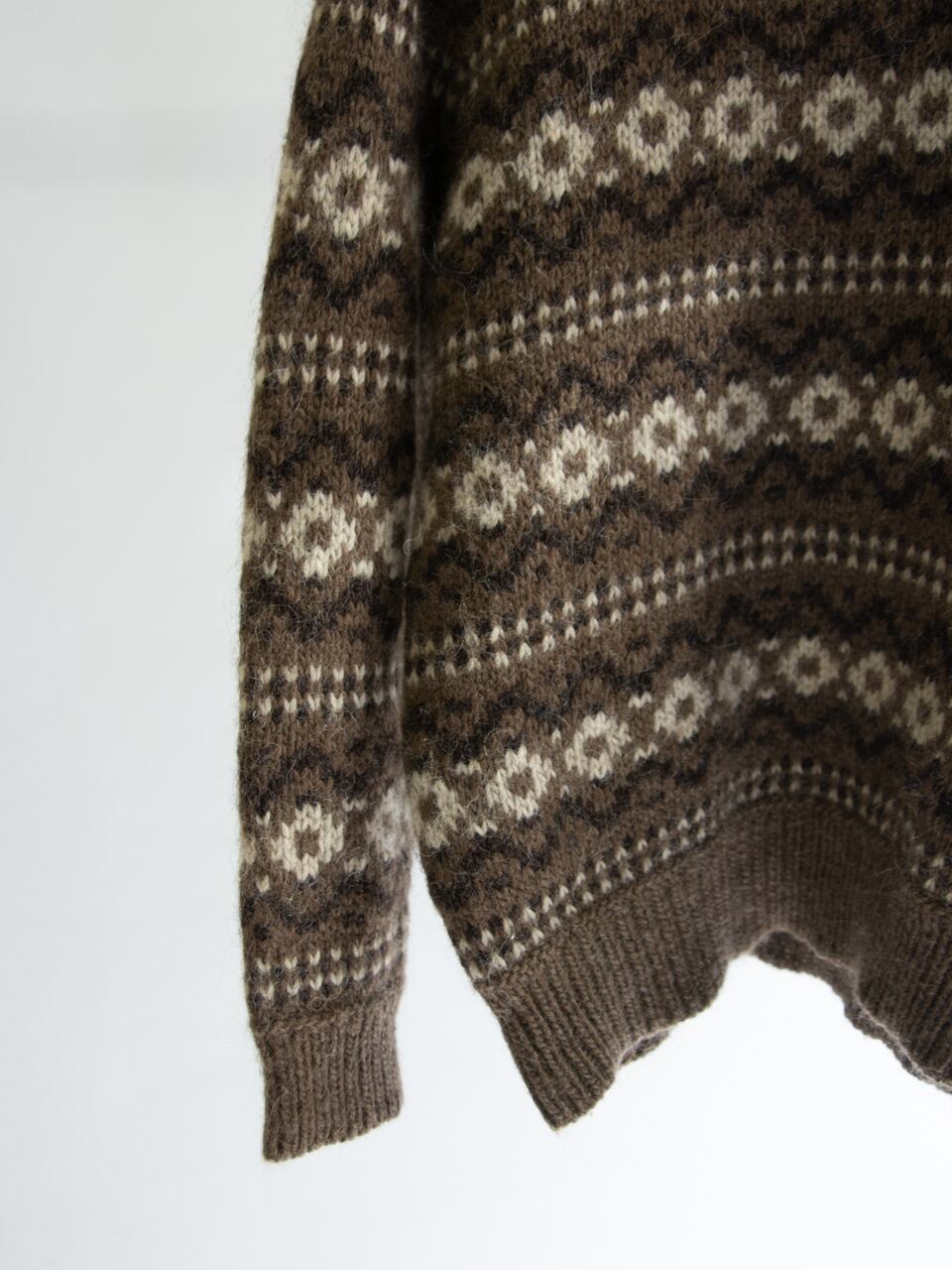 Gaeltarra】Made in Ireland 100% wool Nordic sweater（ゲイルターラ