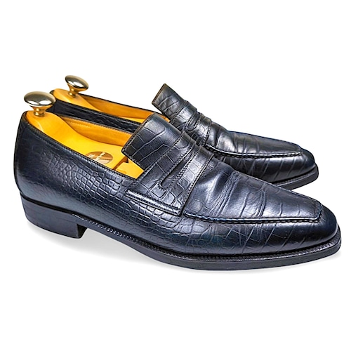 ★超レア・定価35.31万円・極上品★ ベルルッティ アンディ ANDY　クロコダイルエンボス パティーヌレザー　サイズ6.5