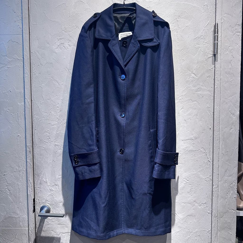 MM6 Maison Martin Margiela チェスターコート ネイビー MAISON
