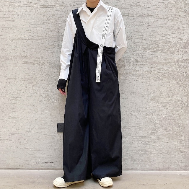 【Men】ASYMMETRIC WIDE LEG OVERALL 1color Z-129