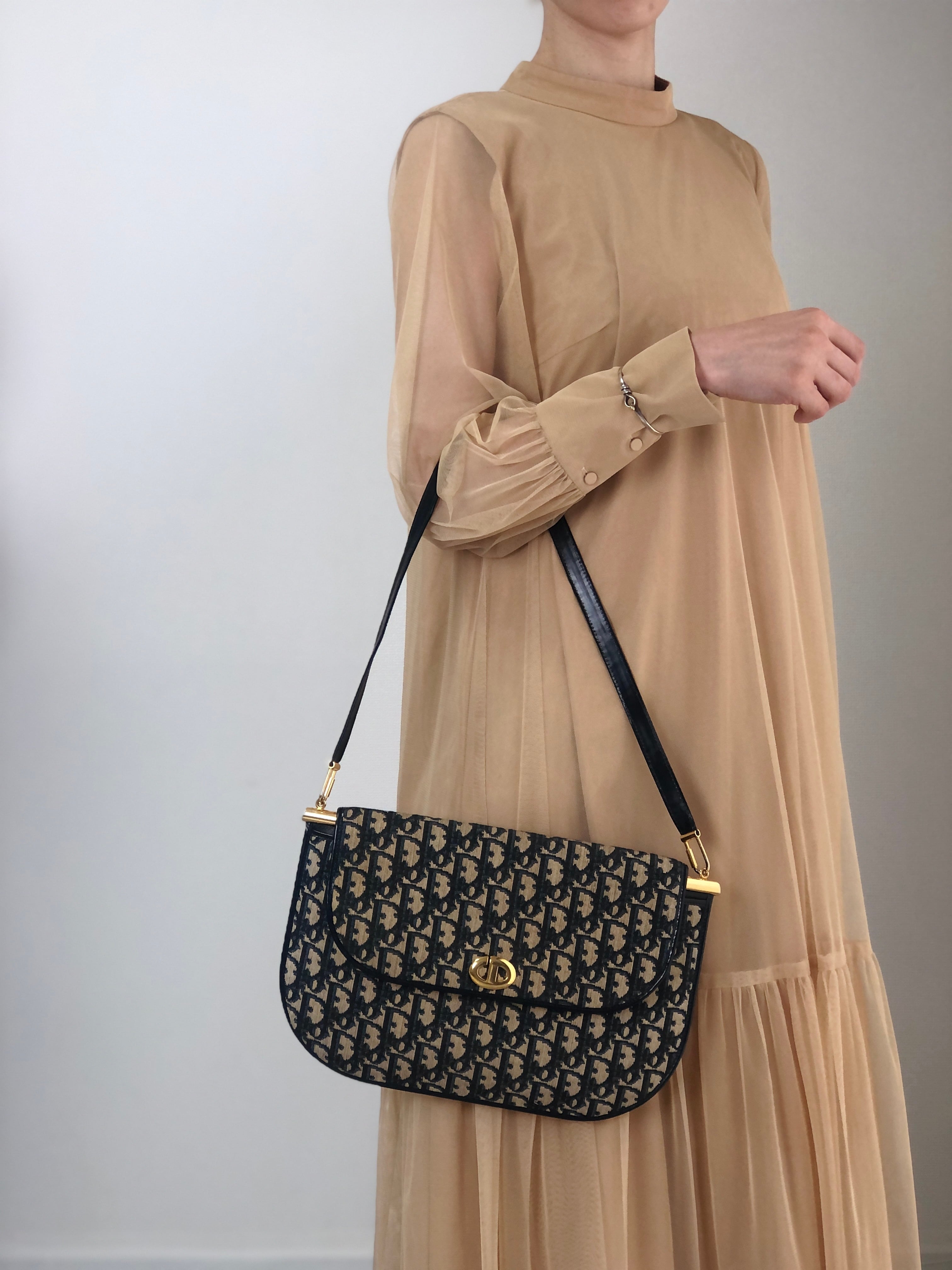 レディースファッション Christian Dior ショルダーバッグ トロッター 