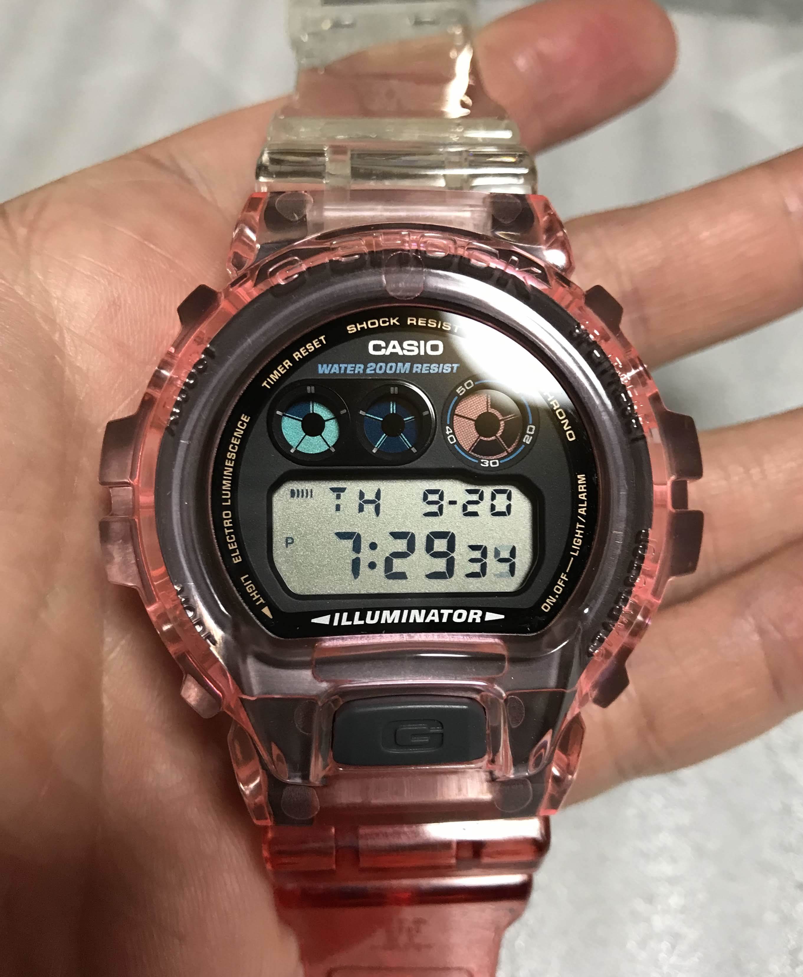 CASIO G-SHOCK 6900 カスタム　シルバー　カシオ　Gショック