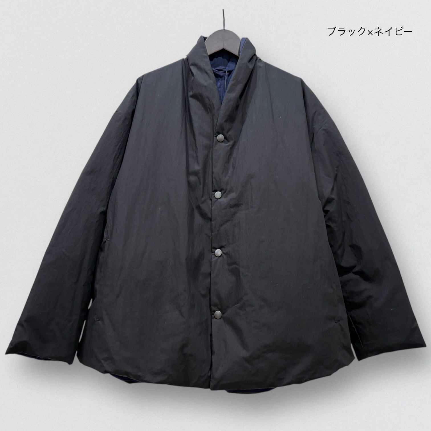 pas de calais cotton nylon cloth reversible down jacket | CoCo Cuore pas de calais cotton nylon cloth reversible down jacket | CoCo Cuore