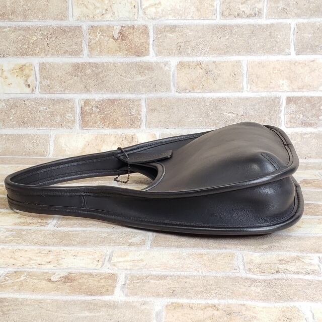 オールドコーチ ☆ エルゴ USA製 レザー ミニ ハンドバッグ ブラック  