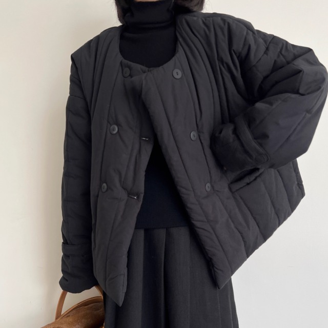 double button down jacket m0342