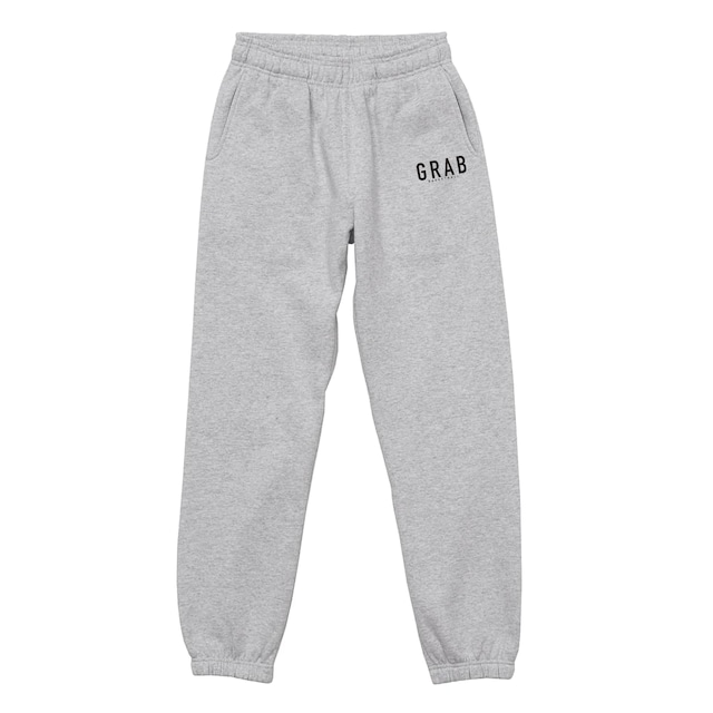 LOGO SWEAT PANTS (ash/black)