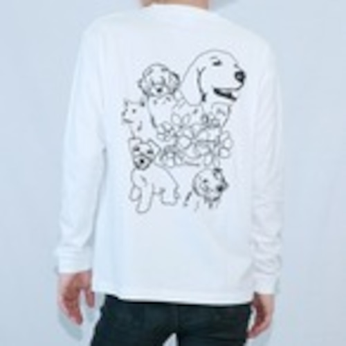 White / 長袖Tシャツ　