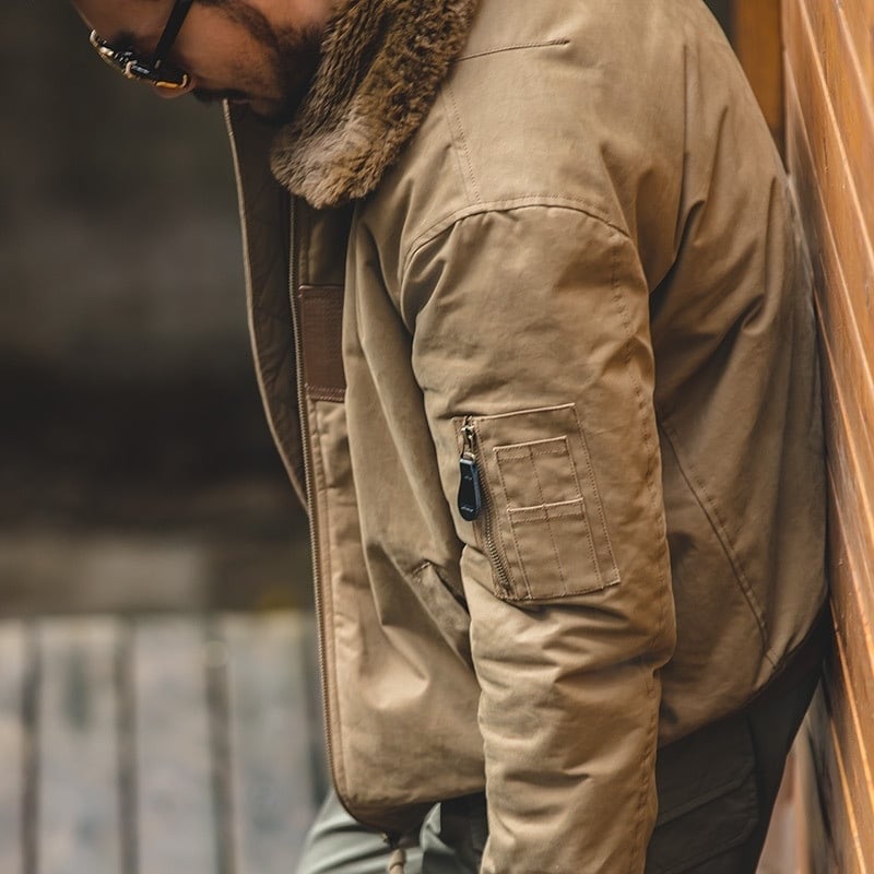 B-15 コットンフライトジャケット中綿入 2色 L0066 | アメカジ SHOP