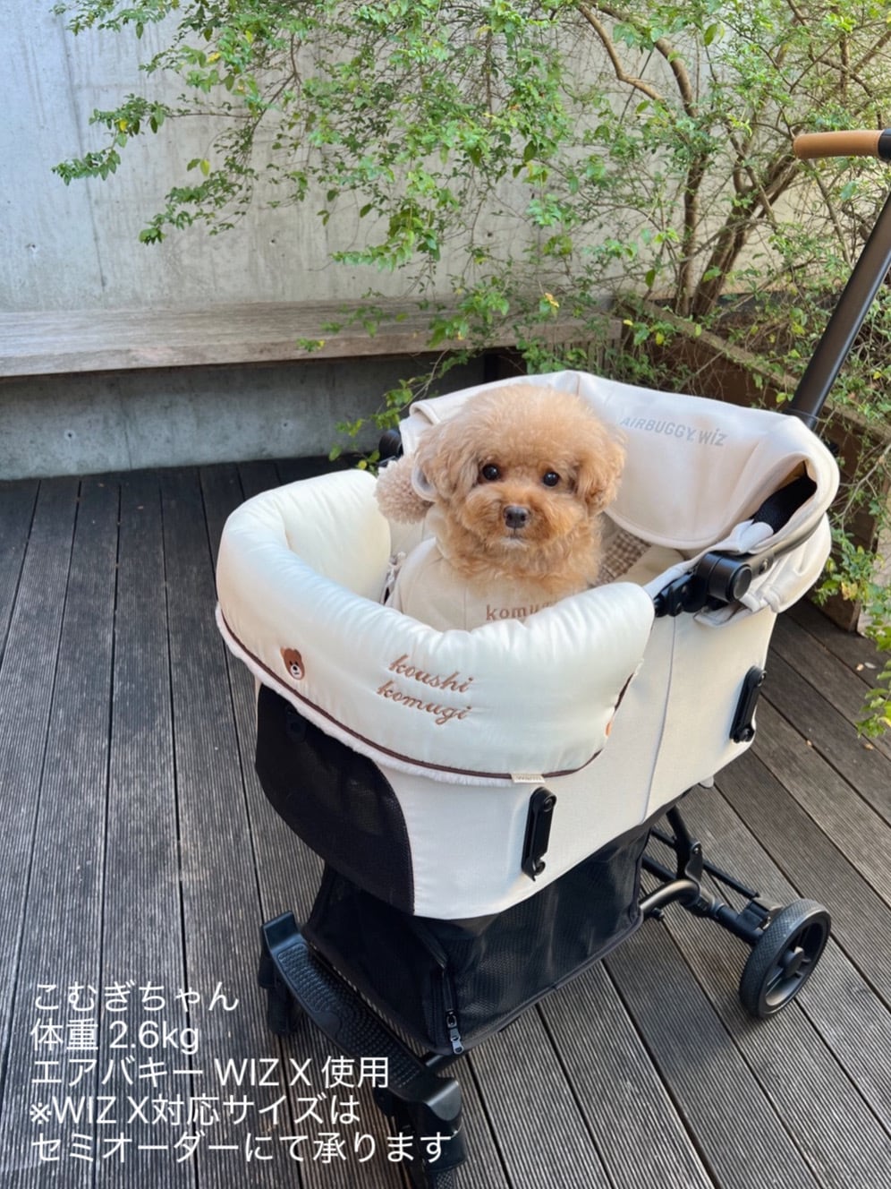 香寿たつきグッズ お名前刺繍対応]くまさん刺繍あごのせクッション | warm