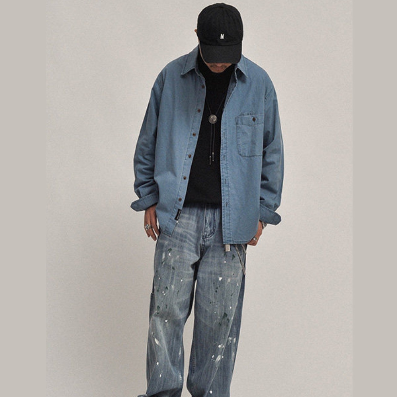 フェードウォッシュ ミニマルシャツ A2162 - 10