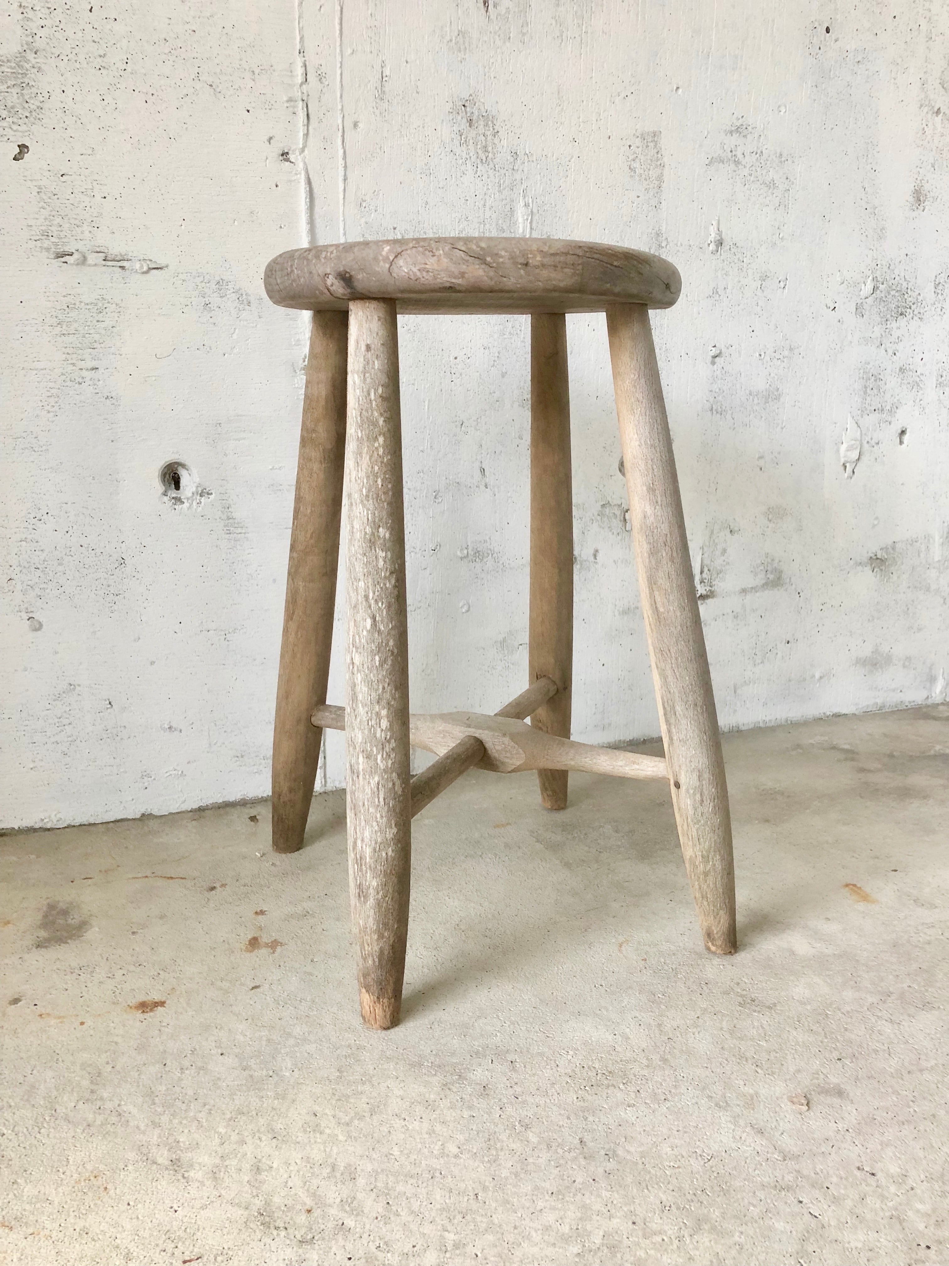 古道具　スツール　木製　椅子 木味のスツール［古家具］ | giraffes craft