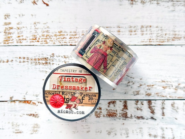 Mic Moc　PETテープ　3cm×5m　Vintage Dressmaker　PPET40【Mic Moc（ミックモック）】[MIC-20t]