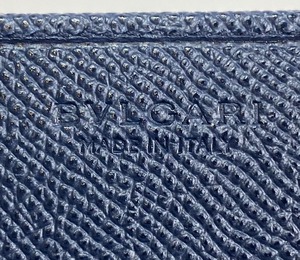 ブルガリ  メンズ 名刺入れ カードケース 280299 GRAIN/DENIM SAPPHIRE