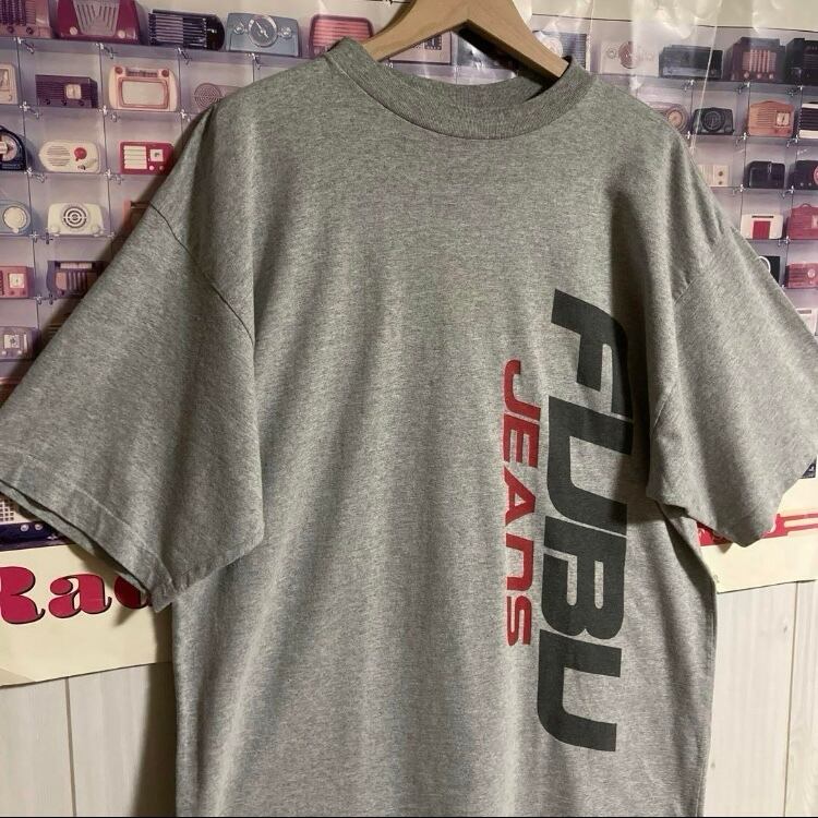 希少USA製00s-FUBU両面ビッグロゴフォトTシャツY2K SK8＆西海岸ストB系