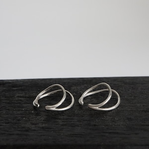 double hoop earcuff