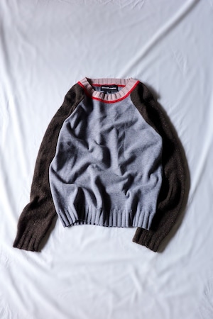 EDWARD CUMING【JOCK IN THE CLOSET SWEATR -GREY/BROWN/PINK/RED-】