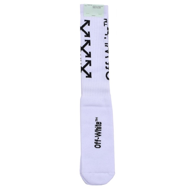 Off-White  CARRY ARROWS MID LENGHT SOCKS  WHITEBLACK
