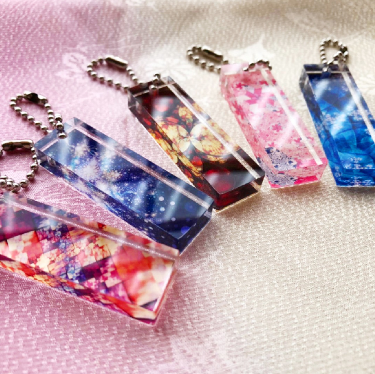 宝華 - 和風 アクリルストラップ(木札 or 絵馬)