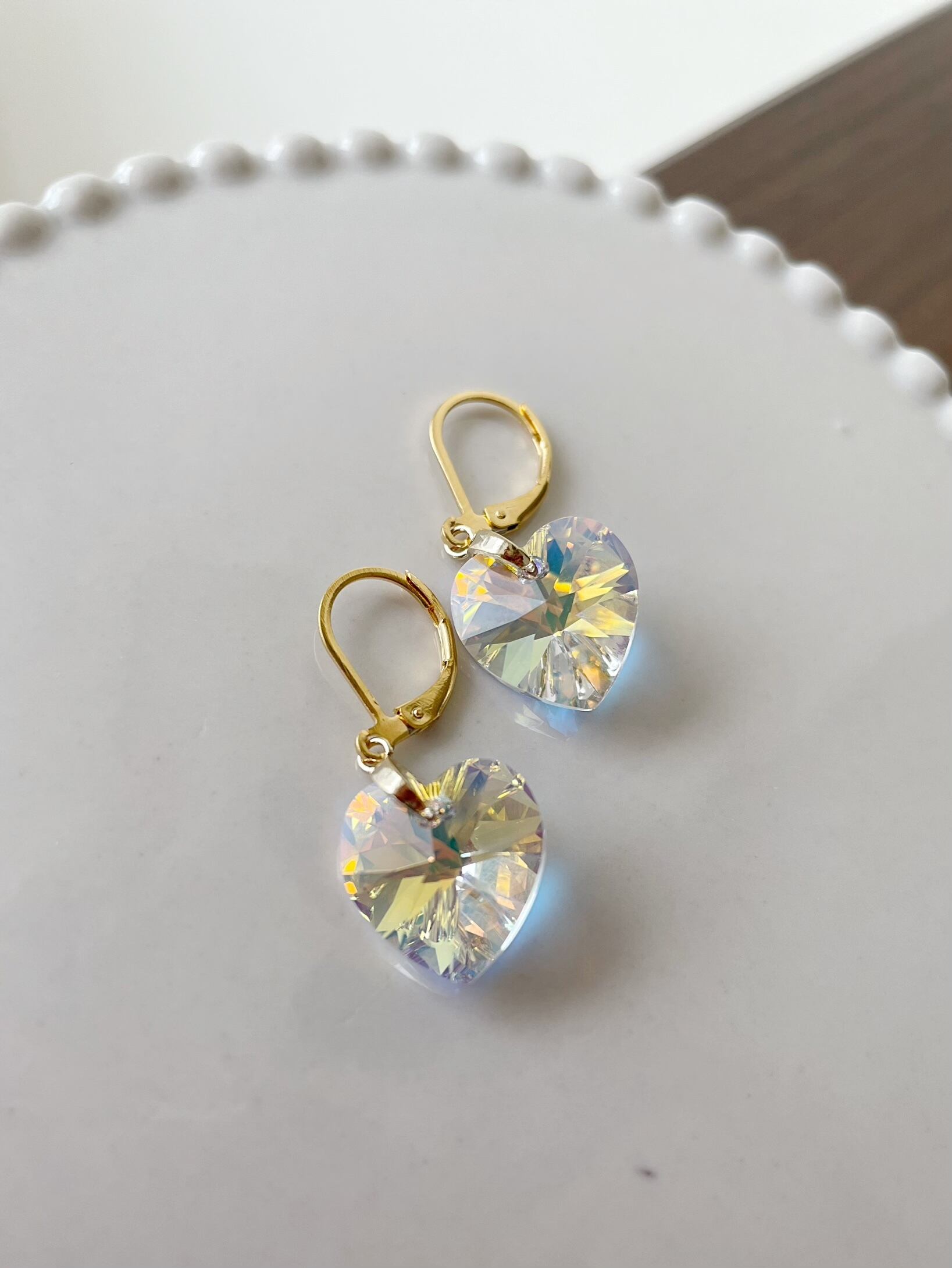 ドロップ型クリスタルピアス ドロップ型クリスタルTLイヤリング ヴィトレルライト | eriottosaiko