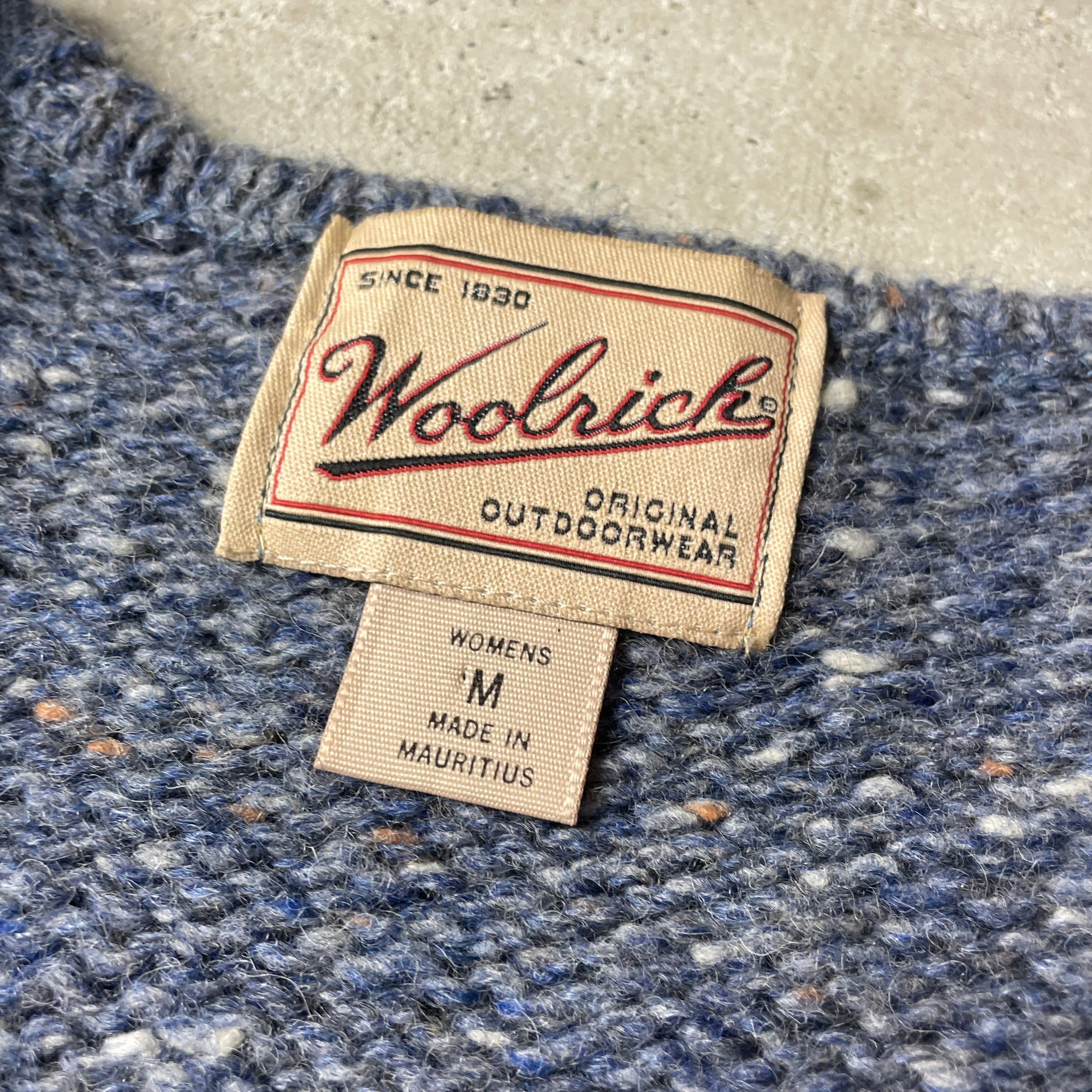 90年代 Woolrich ウールリッチ ウールニットセーター Vネック カラー