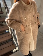 【新作5％OFF・3日間】Wool Long Boa Coat_4colors