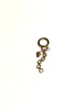 "N" Heart Key Chain (Gold)