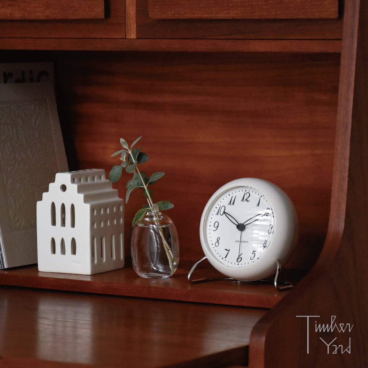 ARNE JACOBSEN アルネ・ヤコブセン LK テーブルクロック 置き時計 Table Clock / LK / White / Φ110mm / ARNE JACOBSEN（アルネ