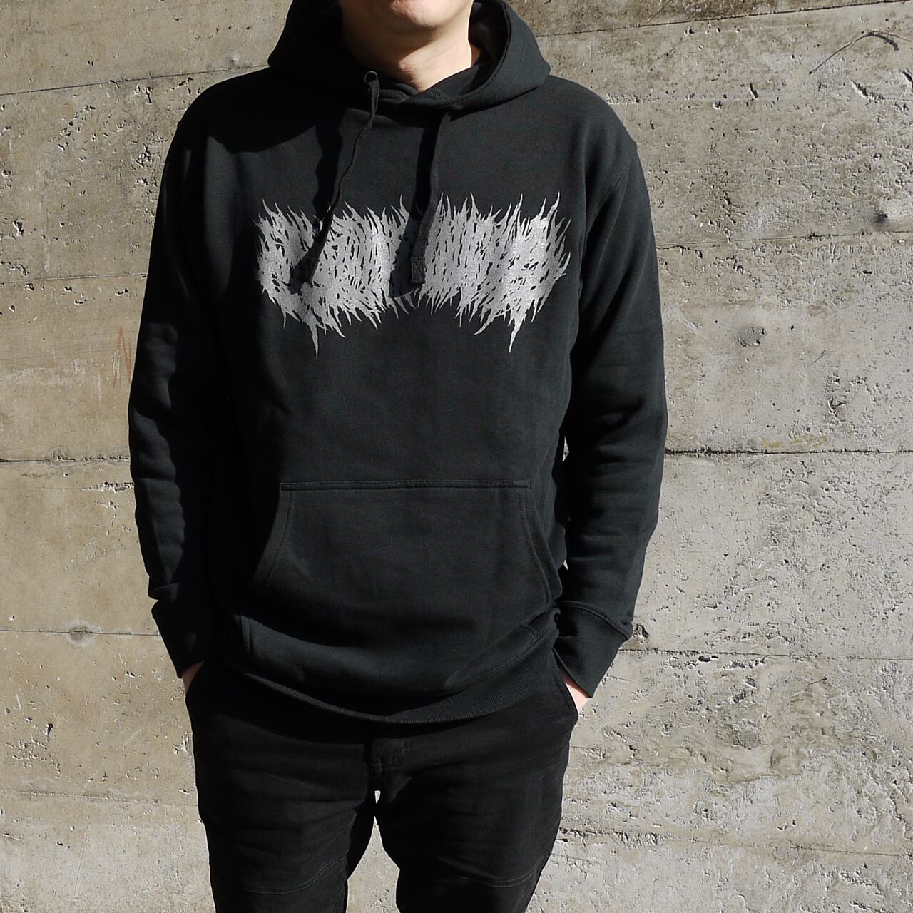 BRUTAL 配送 DEATH CLOTHING パーカー グレー サイズL Hoodies