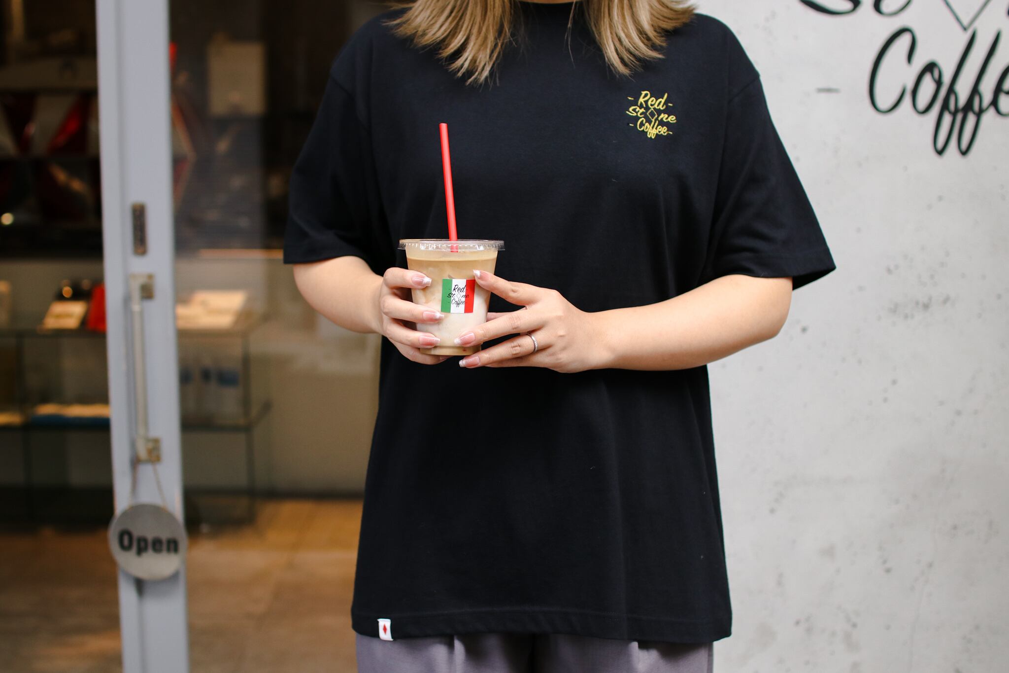 黒T】Red Stone Coffee 刺繍Tシャツ（数量限定） | redstonecoffee