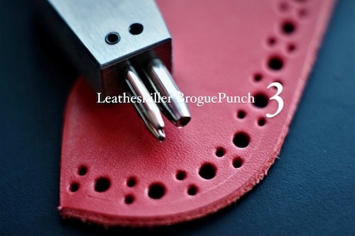 Leatheskiller Brogue Punch  3穴　これさえあれば作品が見違える