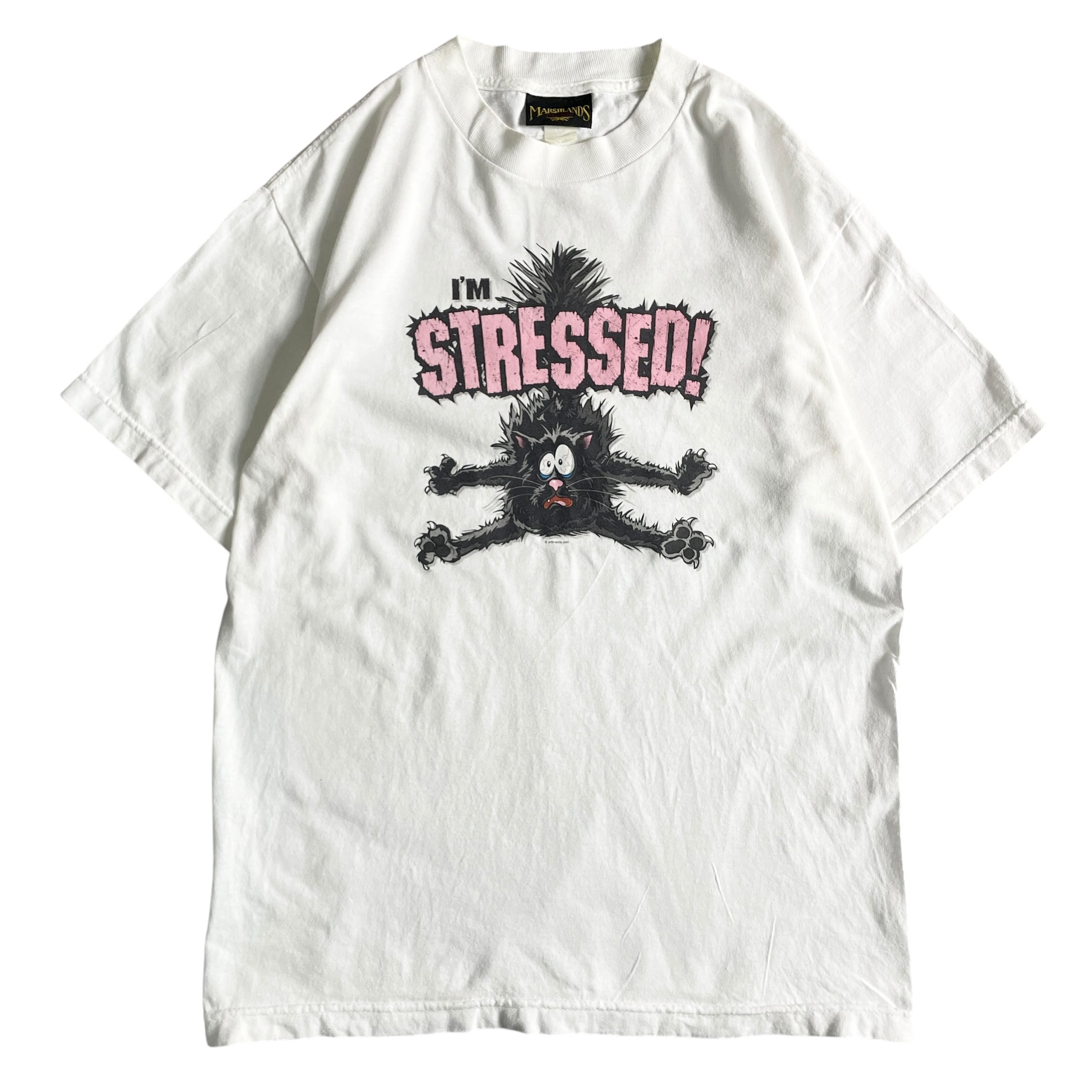 90s USA製 I'm stressed! ジョーク vintage Tシャツ