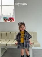 【 ellymolly / 予約 】Netty short sleeve shirt