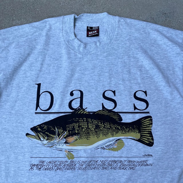80s USA製 ブラックバス Tシャツ T-shirt made in USA Bass