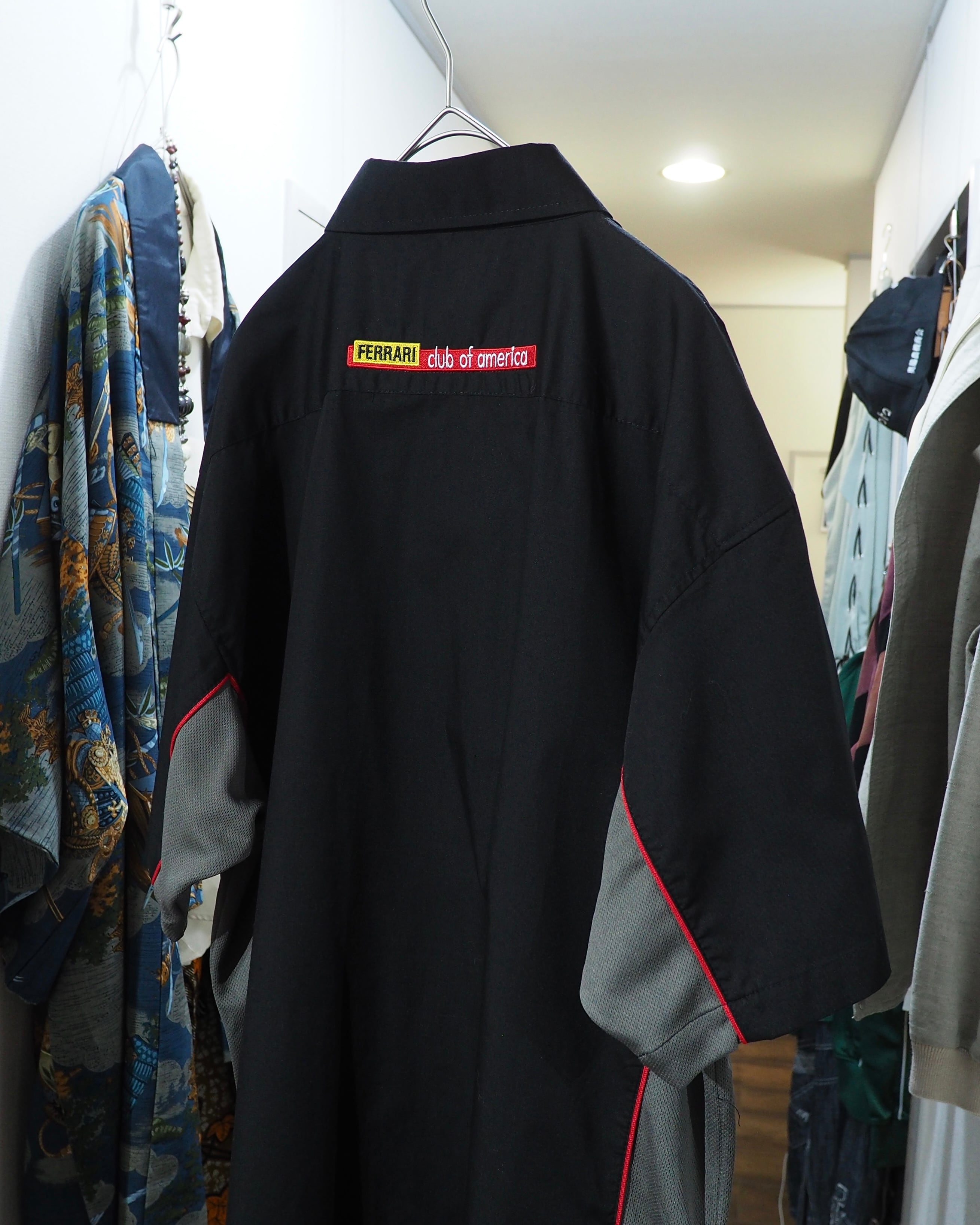 ” Ferrari ” Prancing Horse logo Embroidery SS Race shirt