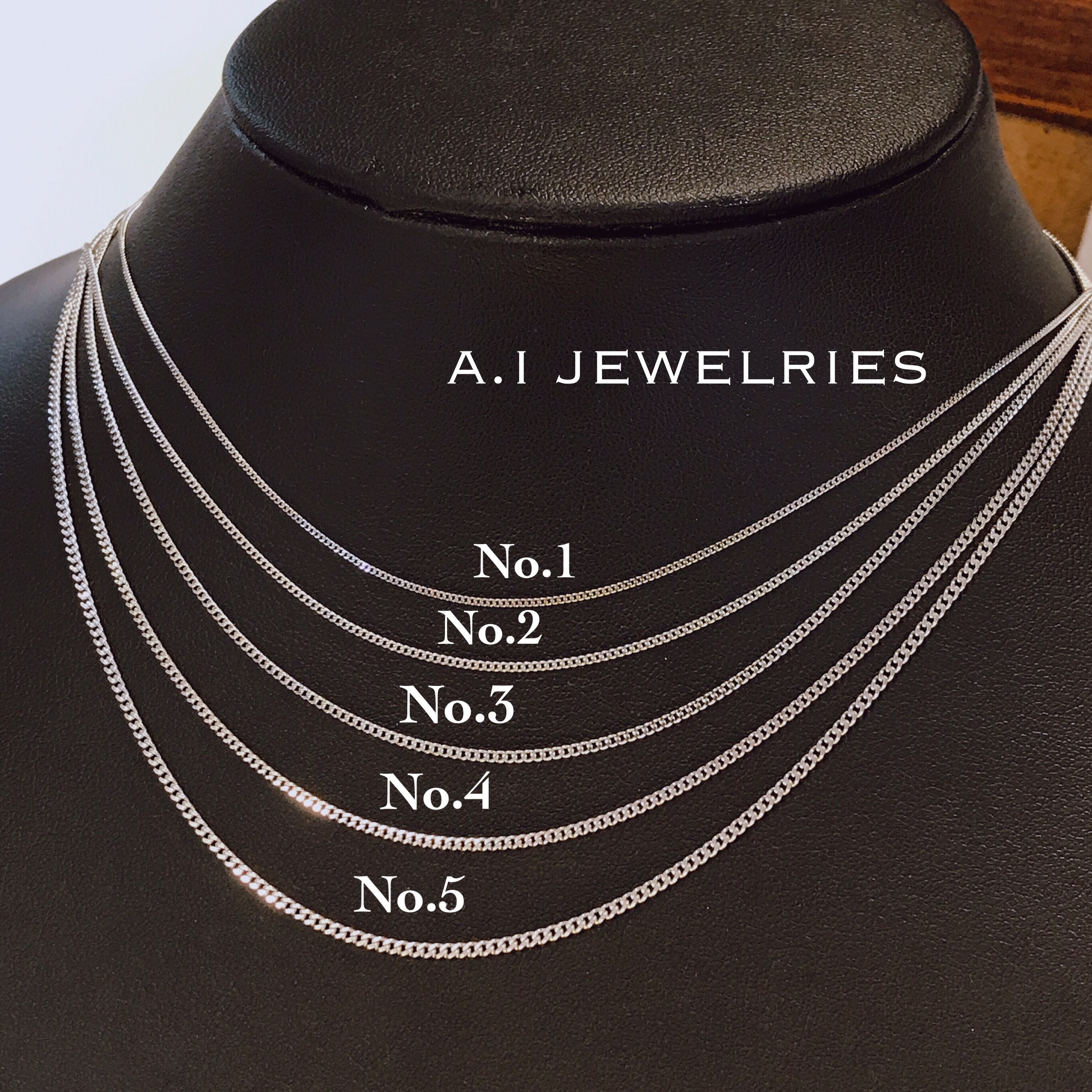 K18 ホワイトゴールド 45ｃｍ No 1 幅約1ｍｍ弱 約1 3ｇ ネックレスチェーン 2面喜平 2cut レディースサイズ メンズサイズ 男女兼用 K18wg A I Jewelries エイアイジュエリーズ